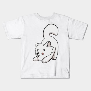Playful Samoyed Kids T-Shirt